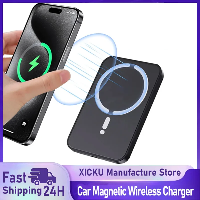 Wireless Car Charger Mount Fast Charging - 마그네틱 차량용 무선 충전기 에어벤트 GPS