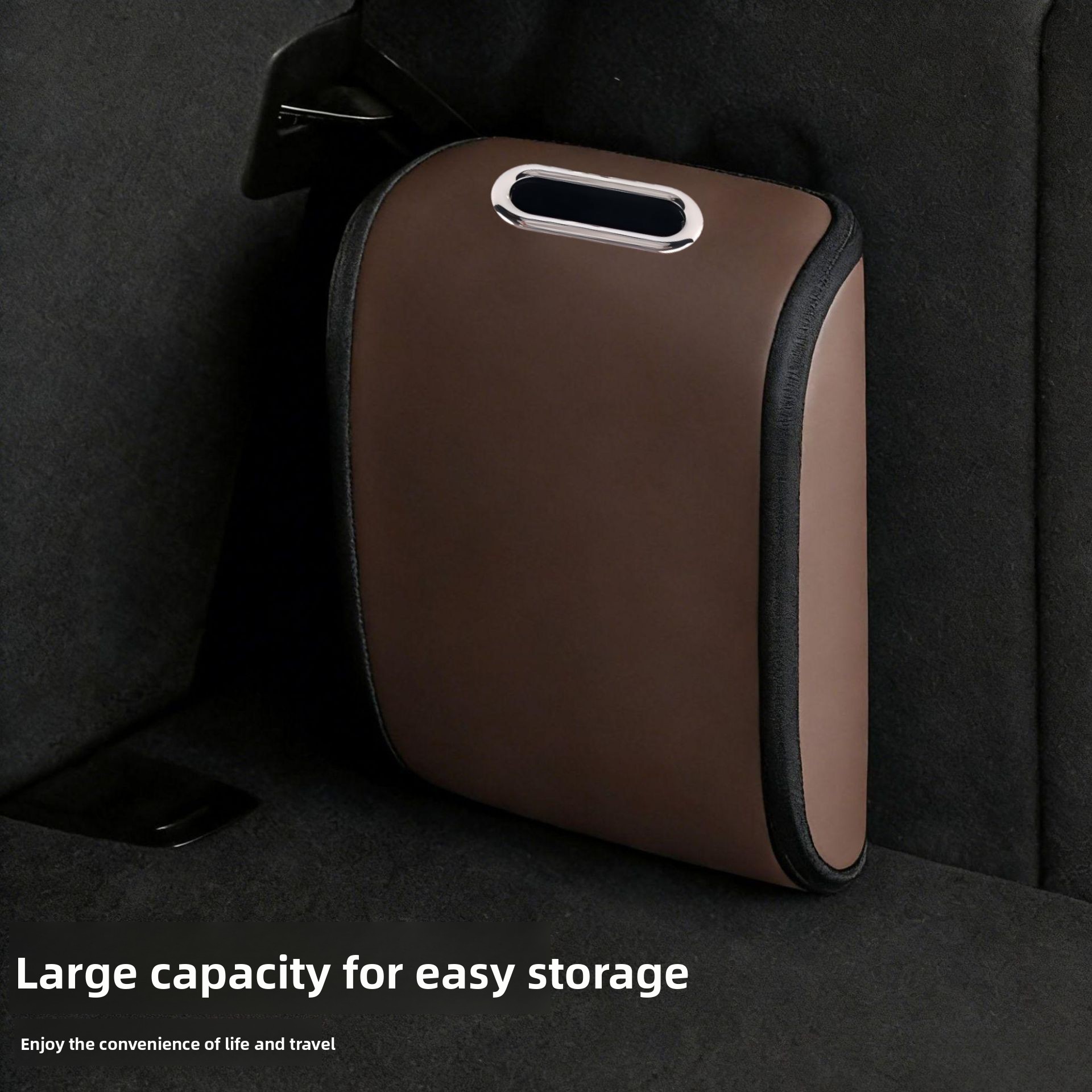차량 트렁크용 수납 가방, PU 가죽 소재, 대용량,  - Car Trunk Organizer Foldable Storage Box 리뷰 및 가격