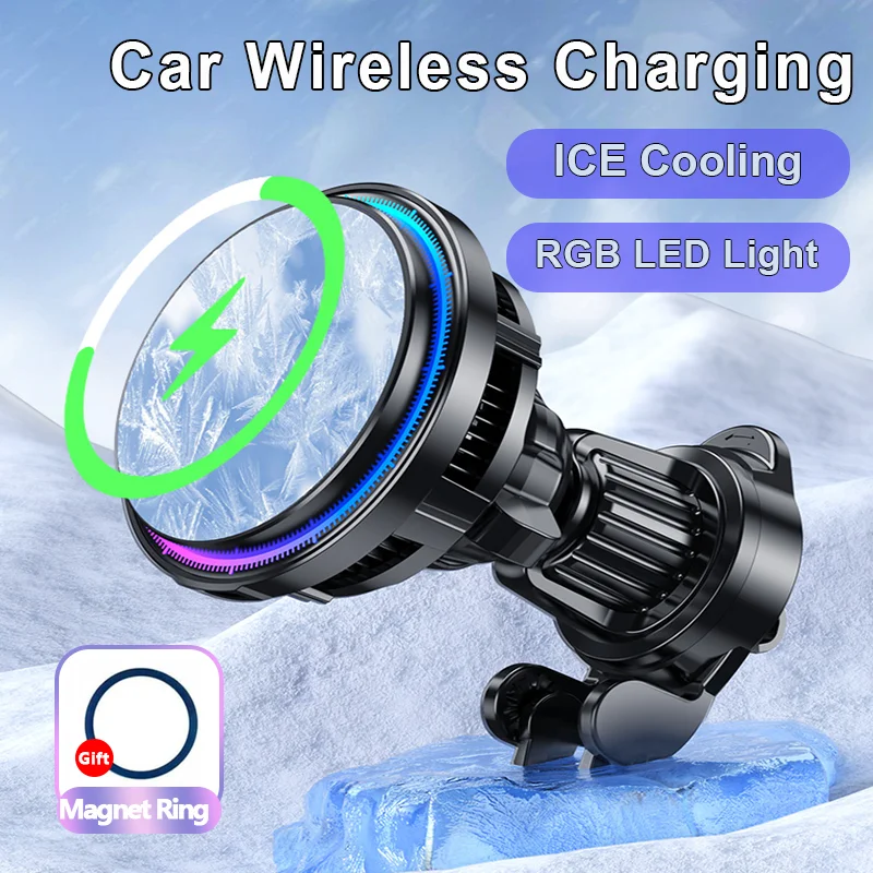 아이스 쿨링 마그네틱 무선 자동차 충전 스탠드 (아이폰 - Wireless Car Charger Mount Fast Charging 리뷰 및 가격