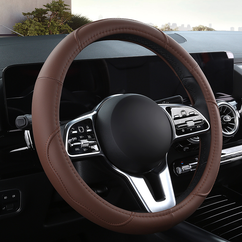 자동차 미끄럼 방지 가죽 스티어링 휠 커버 범용 자동차 - Car Steering Wheel Cover Anti Slip Breathable 리뷰 및 가격