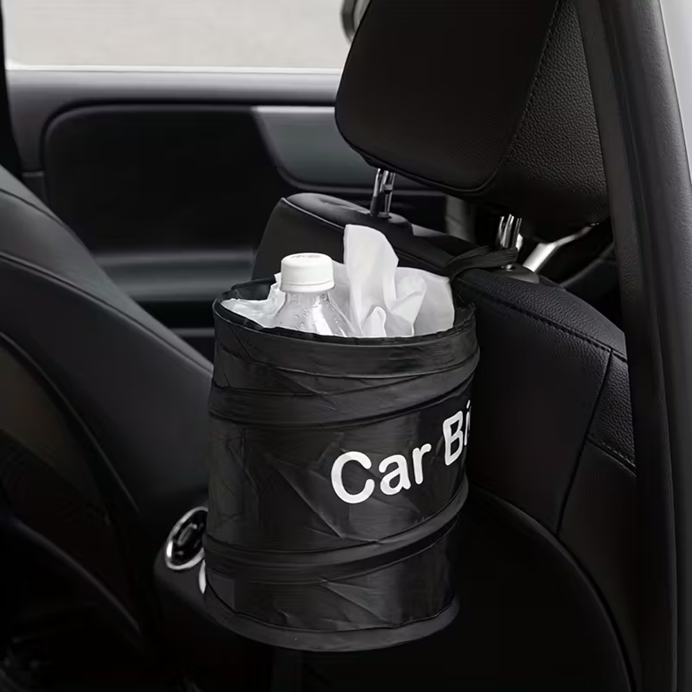 미니 블랙 접이식 팝업 차량용 쓰레기통 방수 벨크로 차 - Waterproof Car Trash Can With Lid 리뷰 및 가격